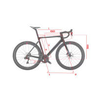 Wilier Filante SL Rennrad - Shimano Ultegra Di2 2x12 - silber - auf Lager