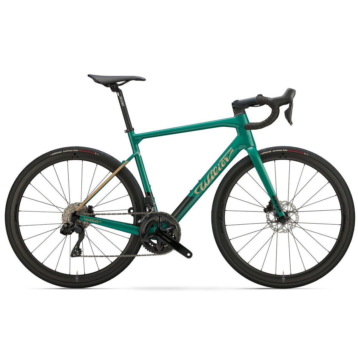 Wilier Garda 2026 | Rennrad Shimano 105 Di2 2x12s | grü