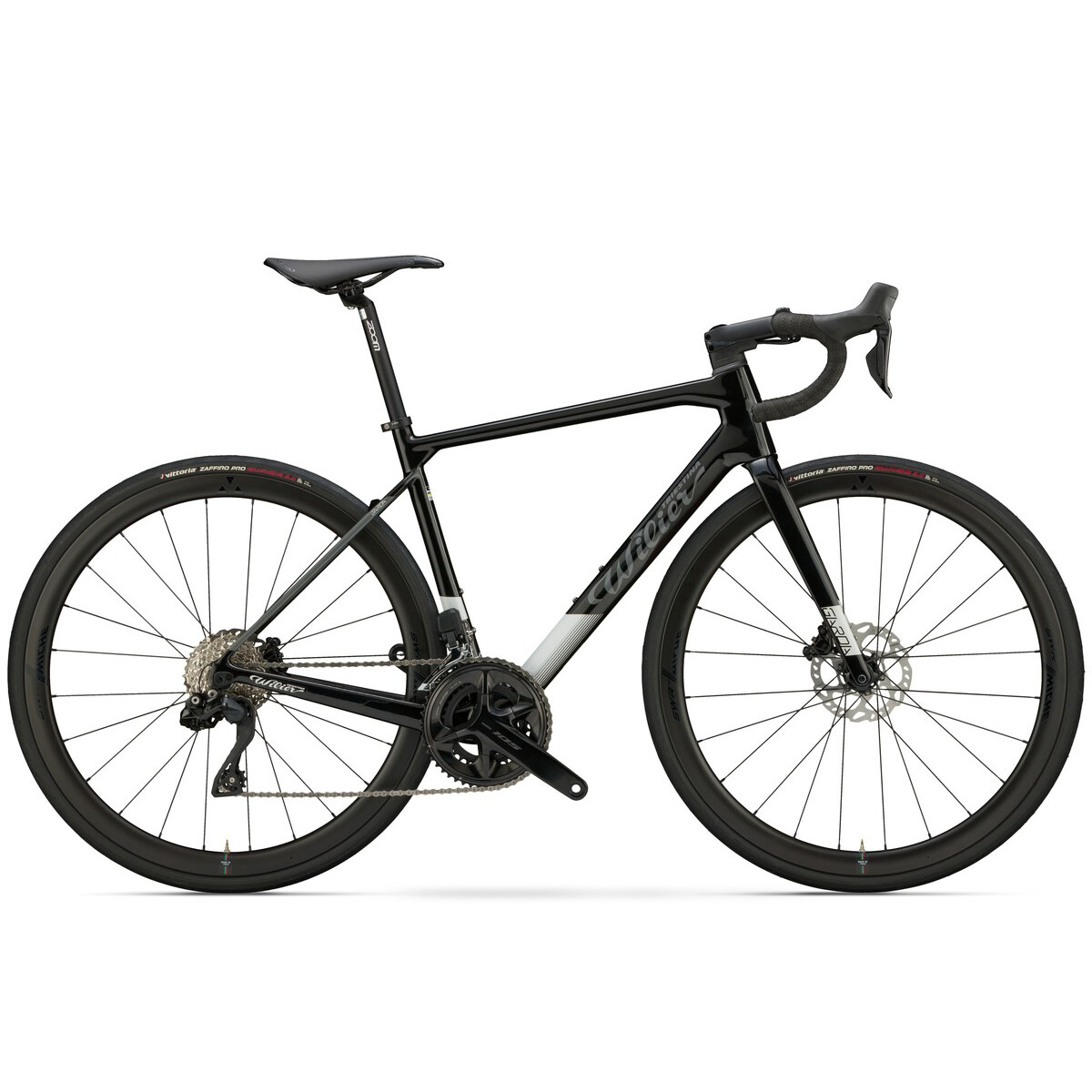 Wilier Garda 2026 | Rennrad Shimano 105 Di2 2x12s | schwarz